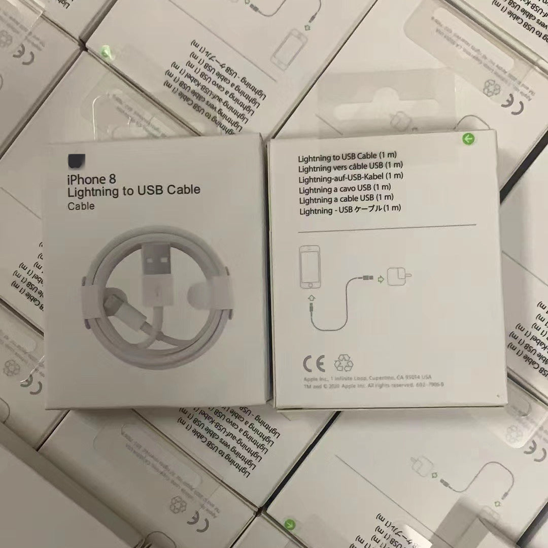 100pcs iPhone USB to lightning cable 1m