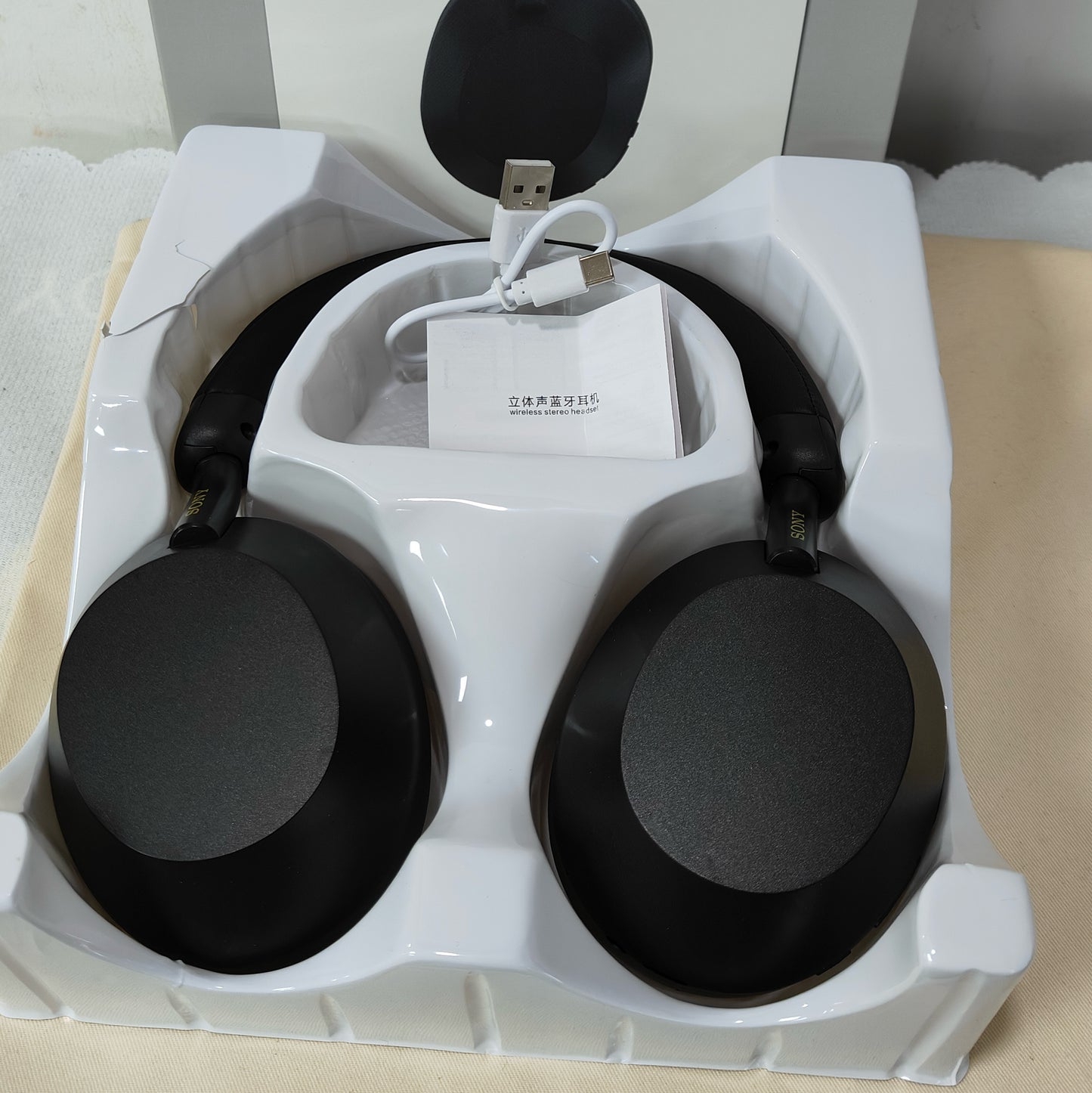 1 pcs WH-1000XM5 Head-mounted Bluetooth Headphones Shipping Free