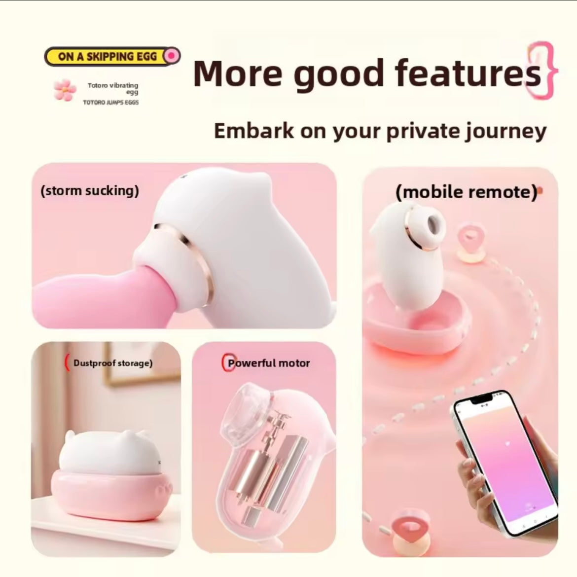 Female Vibrating Egg Remote Control Adult Sex Toy For Couples Erotic Intimate Products Quiet Remote Interaction Toy