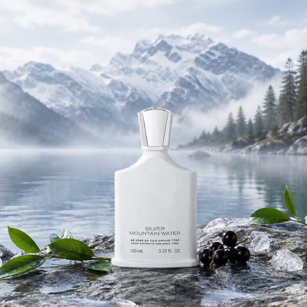 100ml Luxury Perfume Unisex Fragrance Floral Woody Perfume Spray Silver Mountain Water EDP