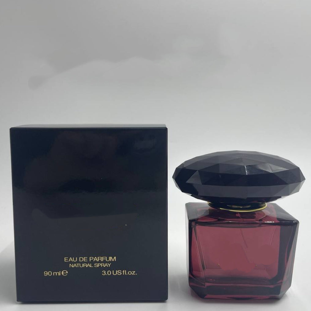 90ml Luxury Perfume Female Fragrance Floral Fruity Perfume Spray Crystal Noir EDP