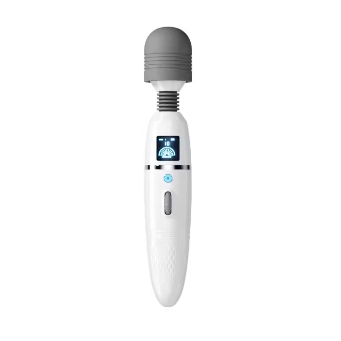 Elephant LCD AV Stick Female Sex Toy Warming Strong Shock Massage Electric Manual Vibrator Stick White Pink Adult Pleasure