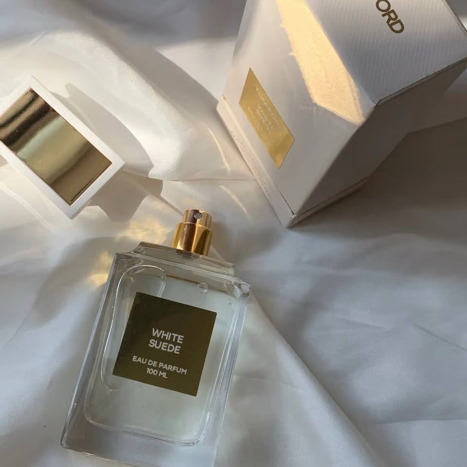 100ml Luxury Perfume Unisex Fragrance Floral Woody Perfume Spray White Suede EDP