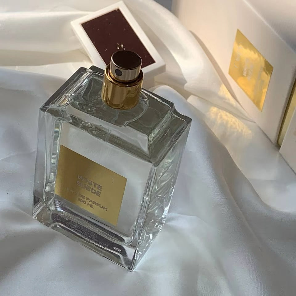 100ml Luxury Perfume Unisex Fragrance Floral Woody Perfume Spray White Suede EDP
