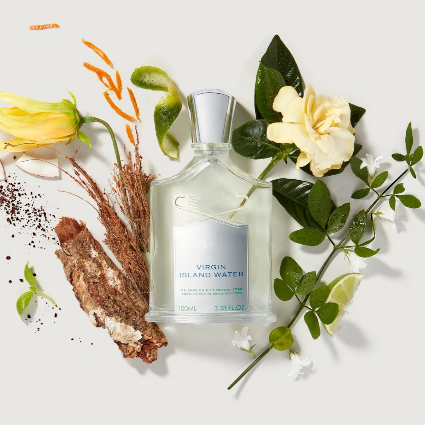 100ml Luxury Perfume Unisex Fragrance Floral Woody Perfume Spray Virgin Island Water EDP