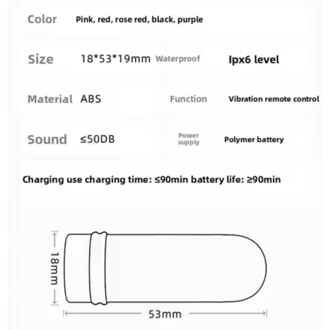 Mini Bullet Vibrator Vaginal Stimulation Massager Travel Portable G Spot Stimulator Vibrators Adult Sex Toys Without Batteries