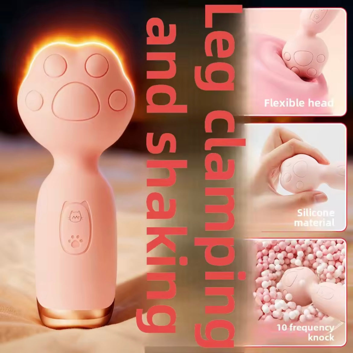 Cat Steam MINI Vibrators Magic Wand Body Massage Vibrator Sex Toy For Women Clitoris Masturbation Stimulator Female For Adult 18