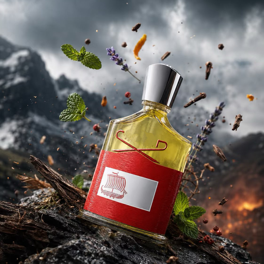 100ml Luxury Perfume Men Fragrance Woody Perfume Spray Viking EDP