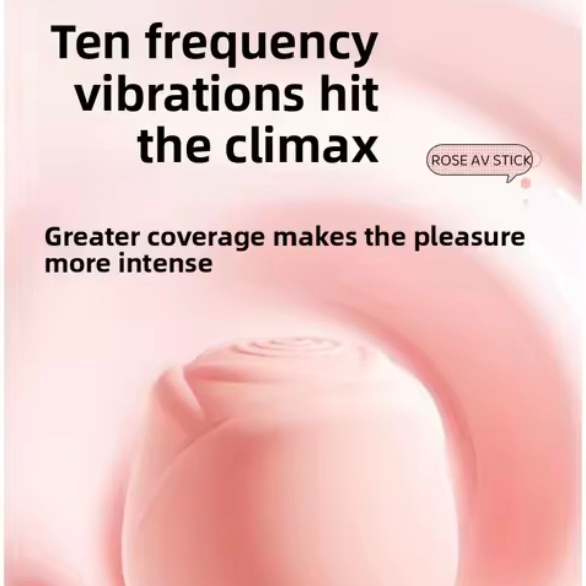 Rose AV Stick Clitoral Stimulation Mini Vibrator Etonation Flexible Rotation Mini Body G-spot Sex Pleasure Heating Wand Sex Toys